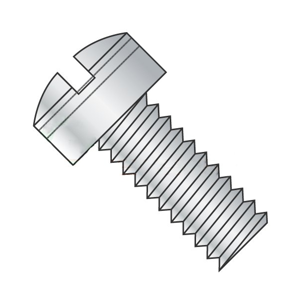 Newport Fasteners #4-40 x 3/16 in Slotted Fillister Machine Screw, Plain Steel, 500 PK 705689 - main